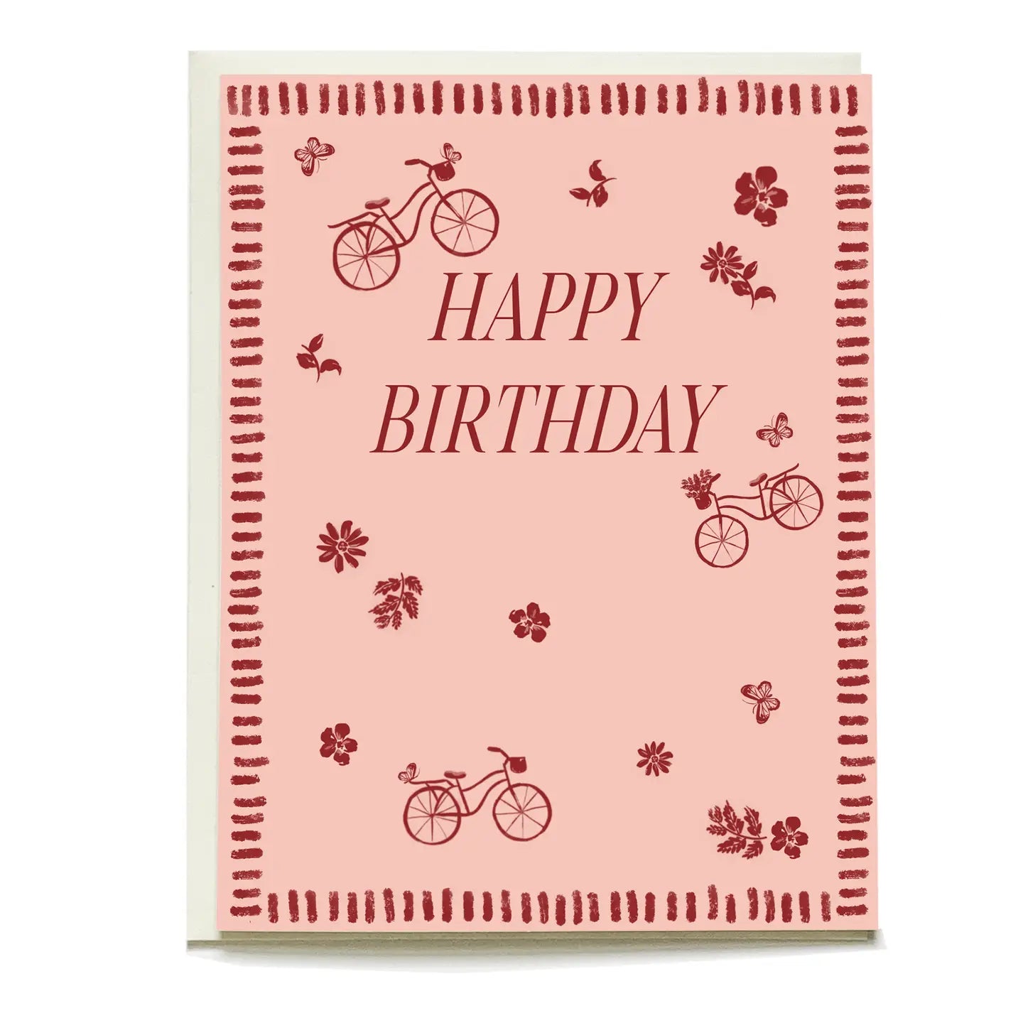 Bicycle and Bloom Birthday Card