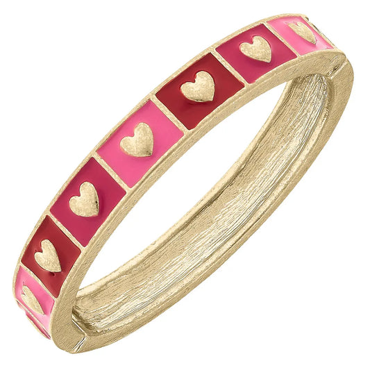 Checkered Hearts Bangle