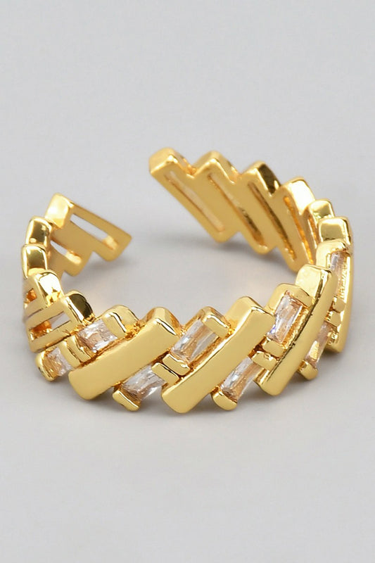 CZ Stone Stack Ring