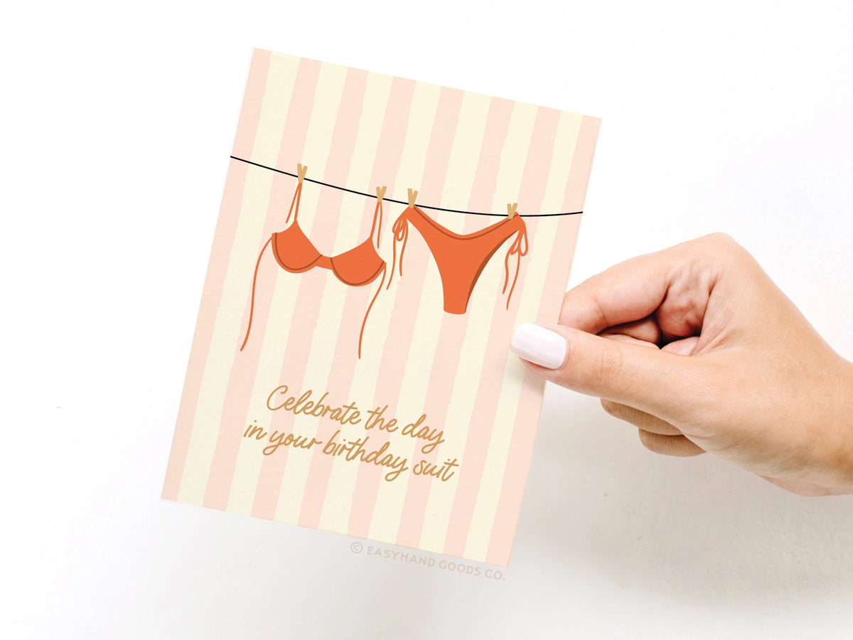 Birthday Suit Card