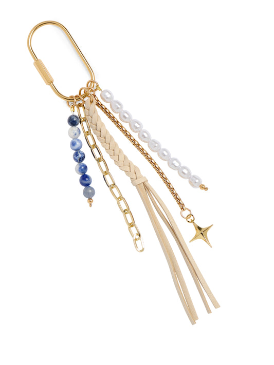 Tassel Bag Charm Ivory
