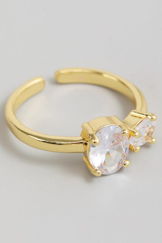 Oval Teardrop Ring