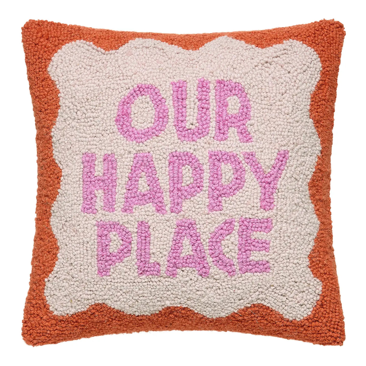 Our Happy Place Pillow