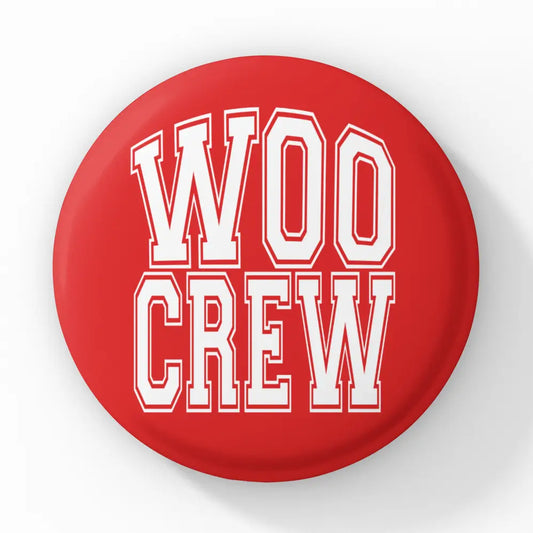 Woo Crew Button Red