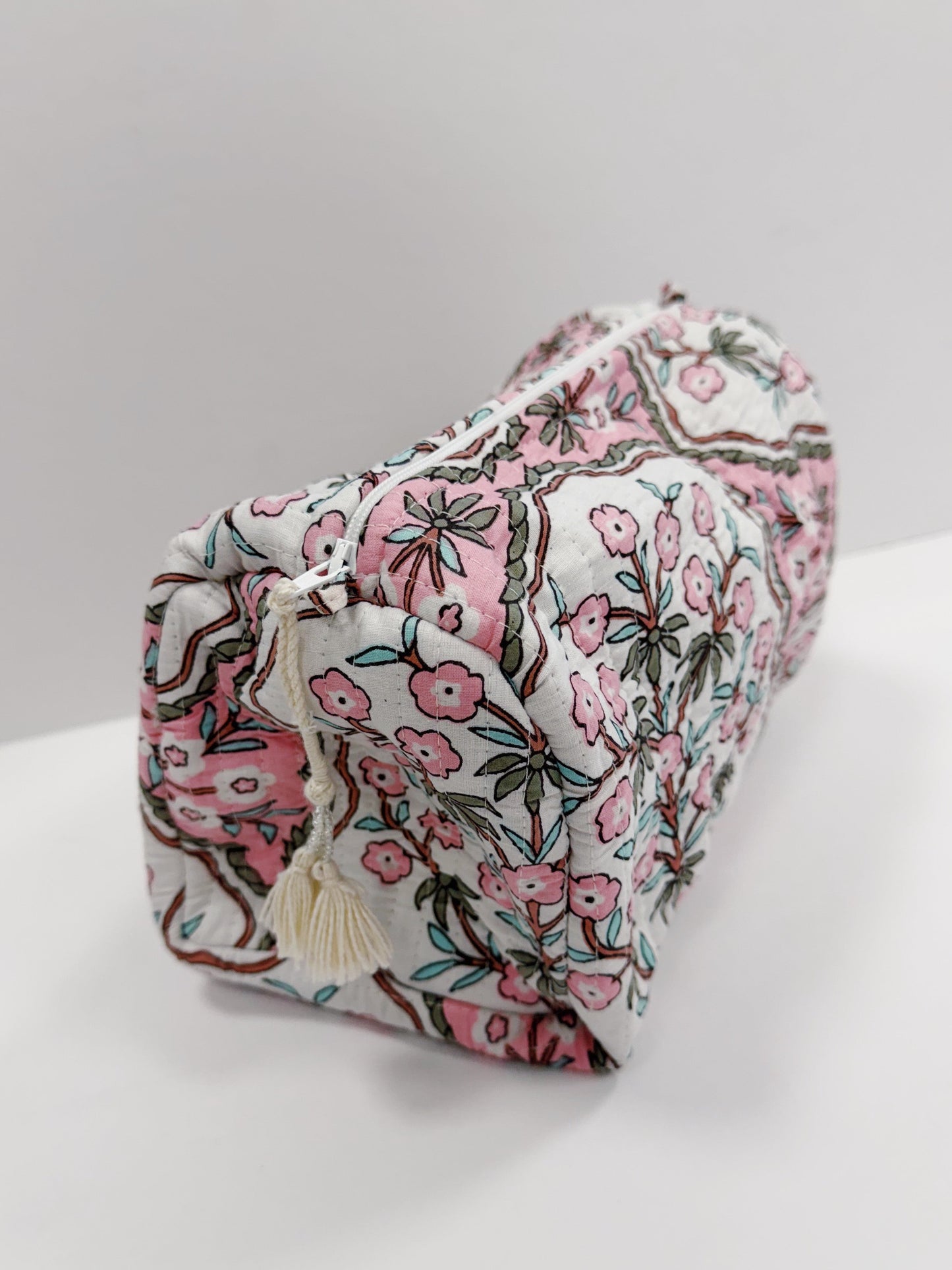 Pink Petals Makeup Bag