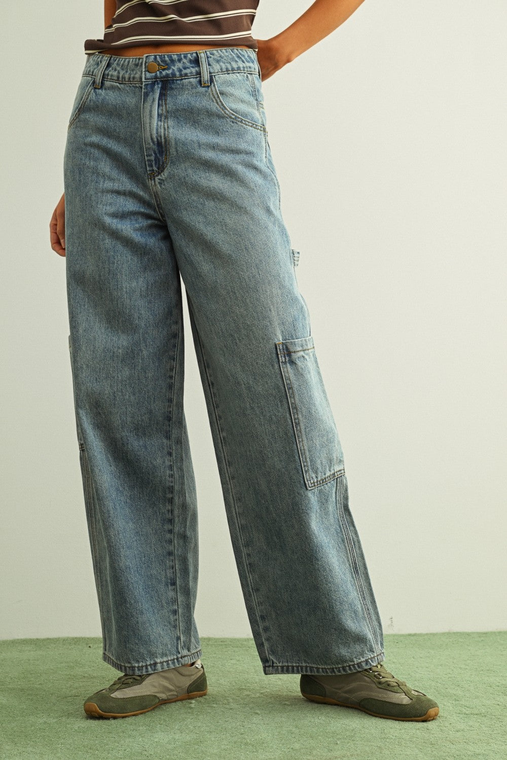 Side Pocket Denim Jeans
