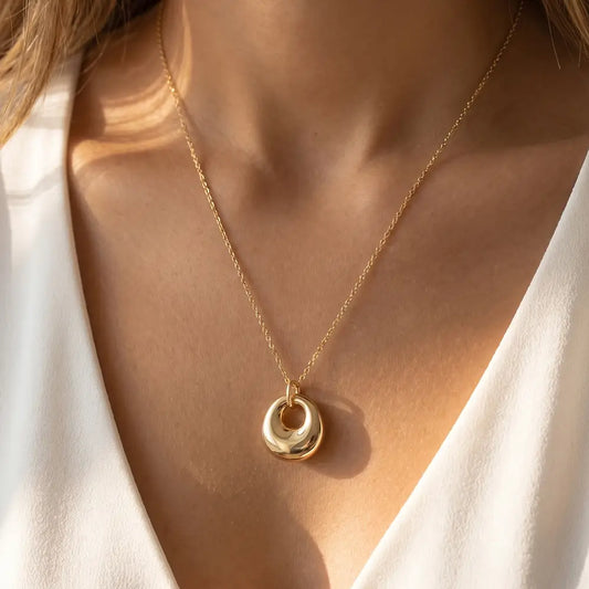 Open Circle Necklace