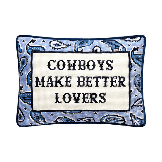 Better Lovers Embroidered Pillow