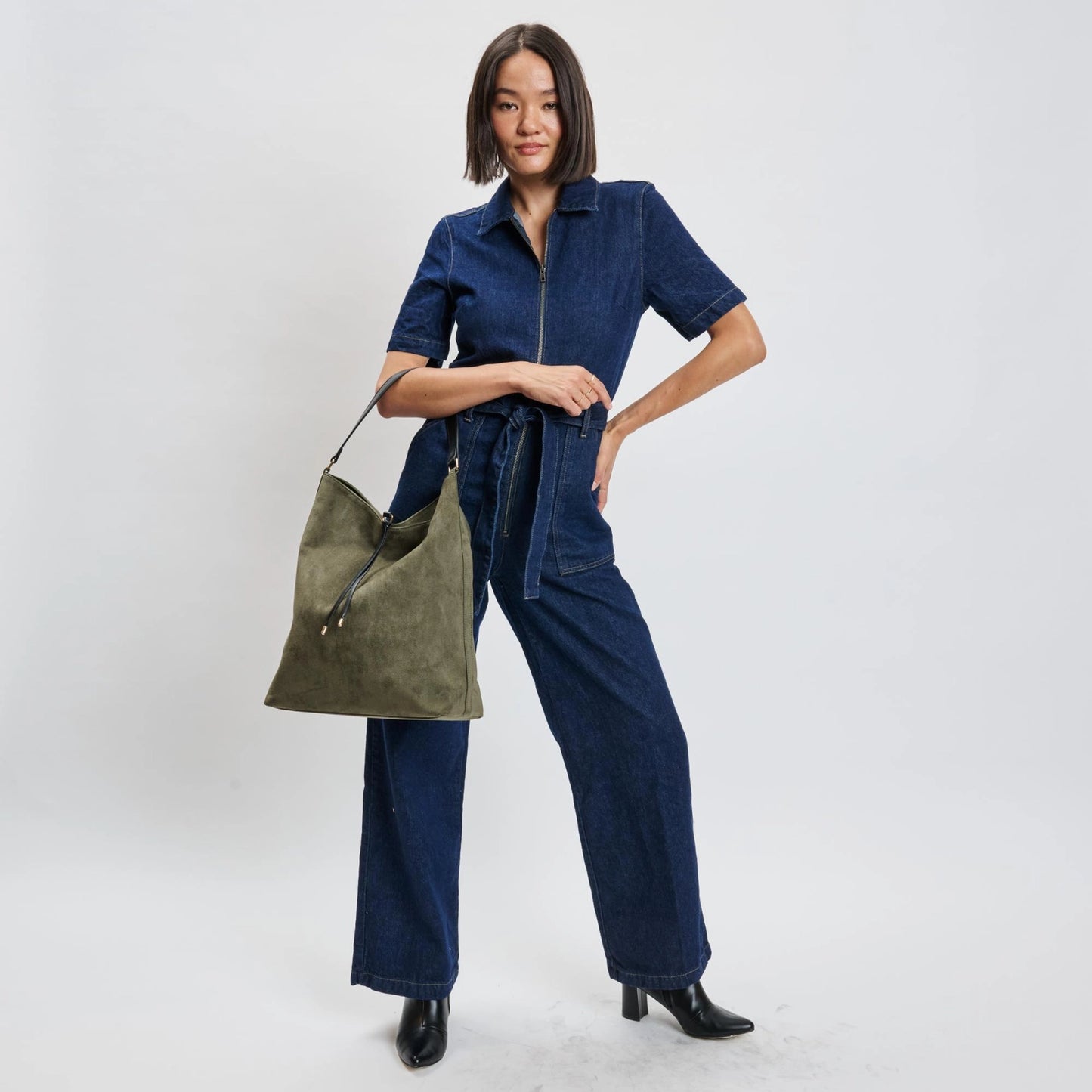 Felicity Olive Hobo Purse