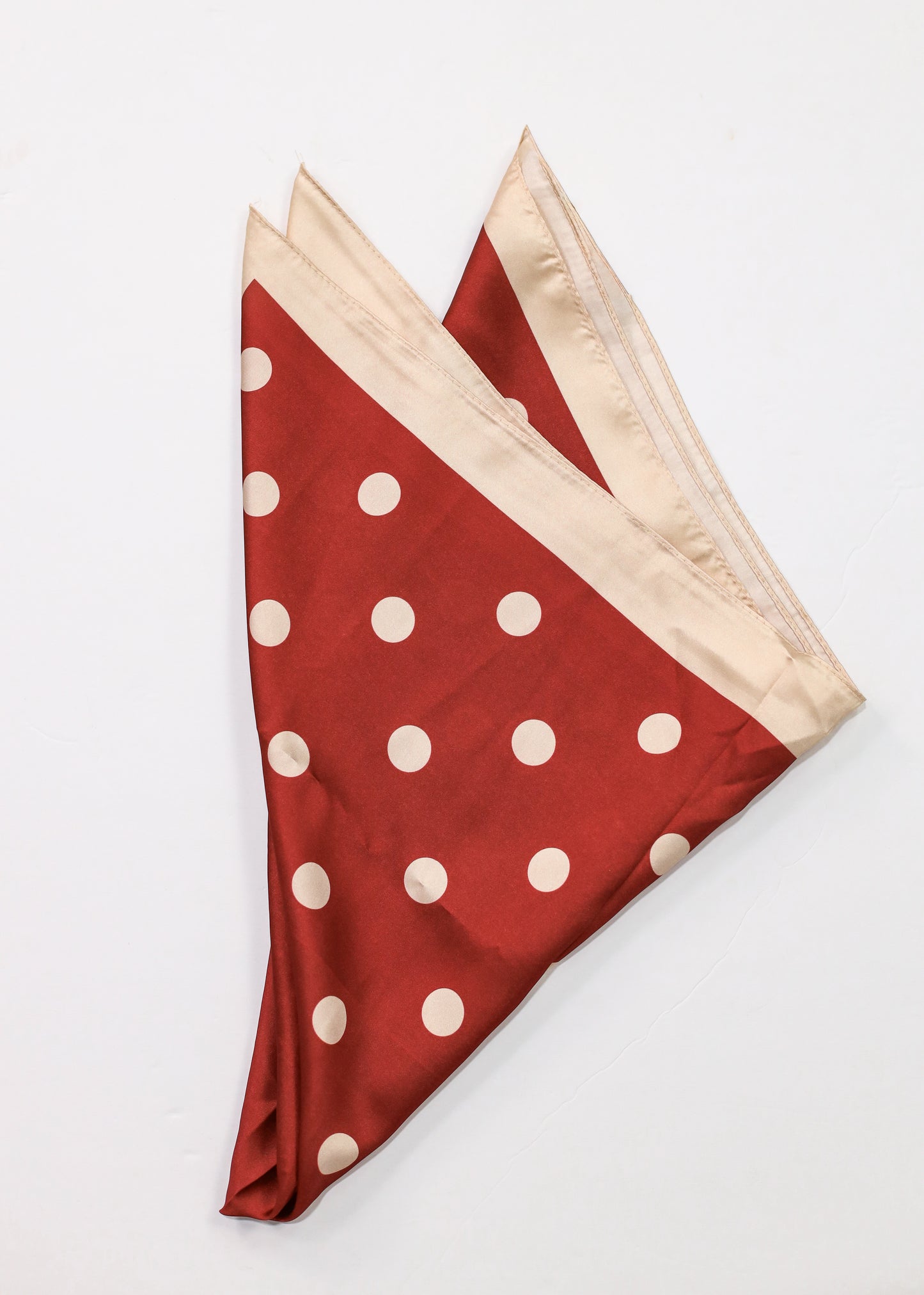 Polka Dot Scarf Red
