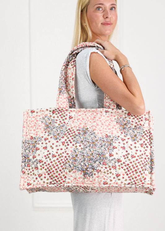 Winchester Rose Quilted Tote Bag