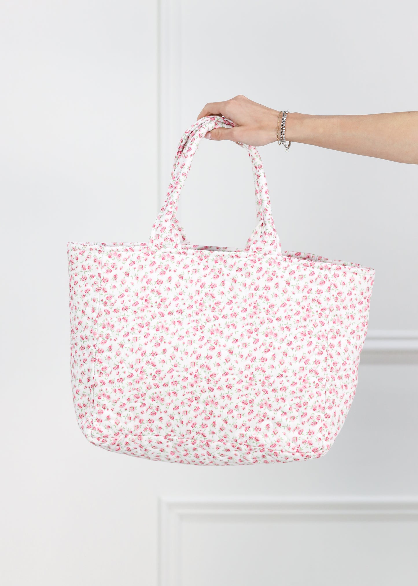 Tricia Floral Quilted Handbag