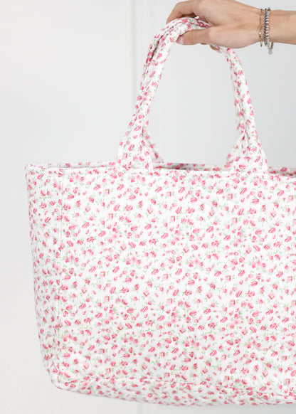 Tricia Floral Quilted Handbag