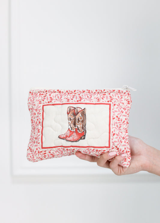 Thunderbird Boots Makeup Bag