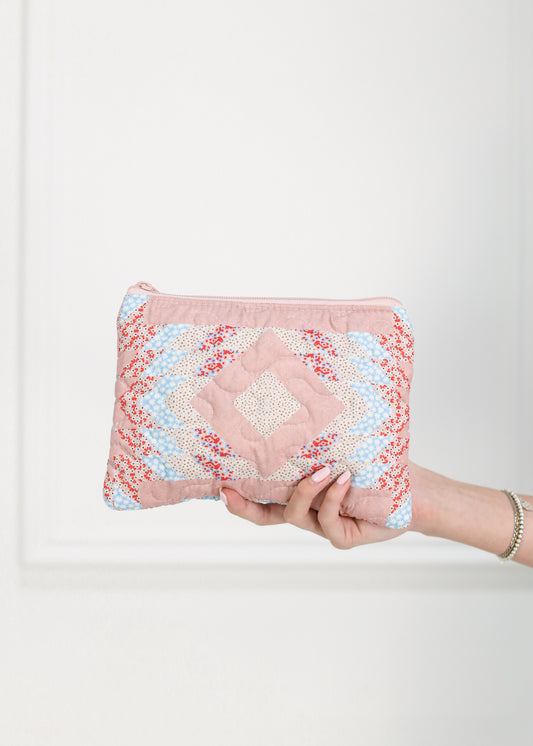 Adeline Rose Patchwork Quilted Small Tools Bag