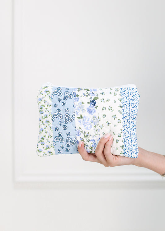 Blue Paige Patchwork Quilted Small Tools Bag
