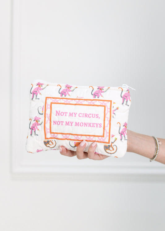 Not My Circus Makeup Bag