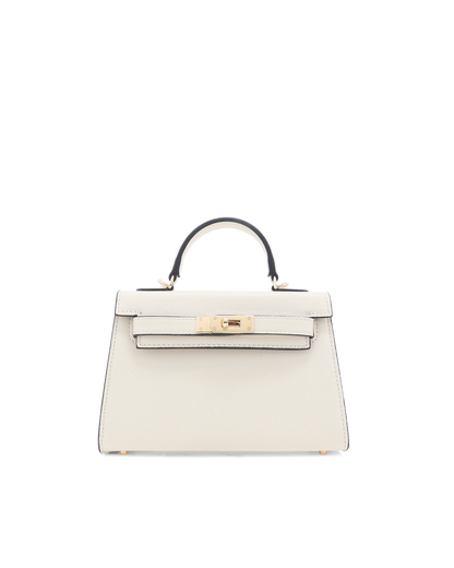 Beige Hariette Handle Purse