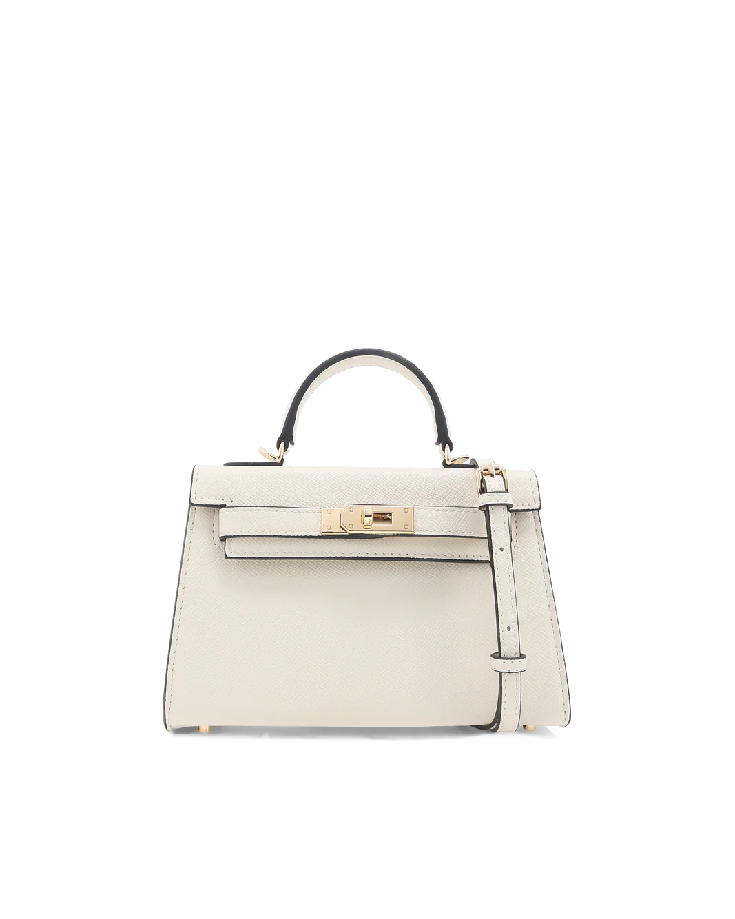 Beige Hariette Handle Purse