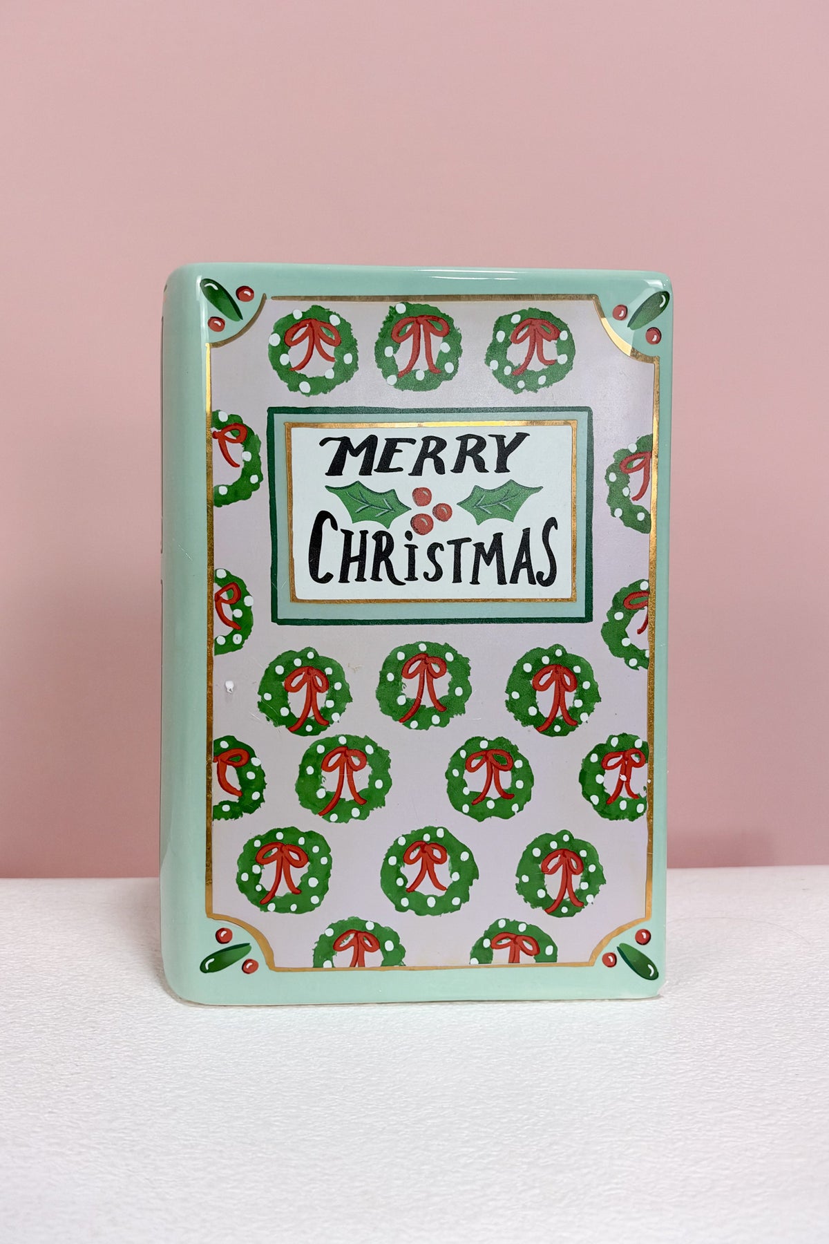 Holiday Book Vase