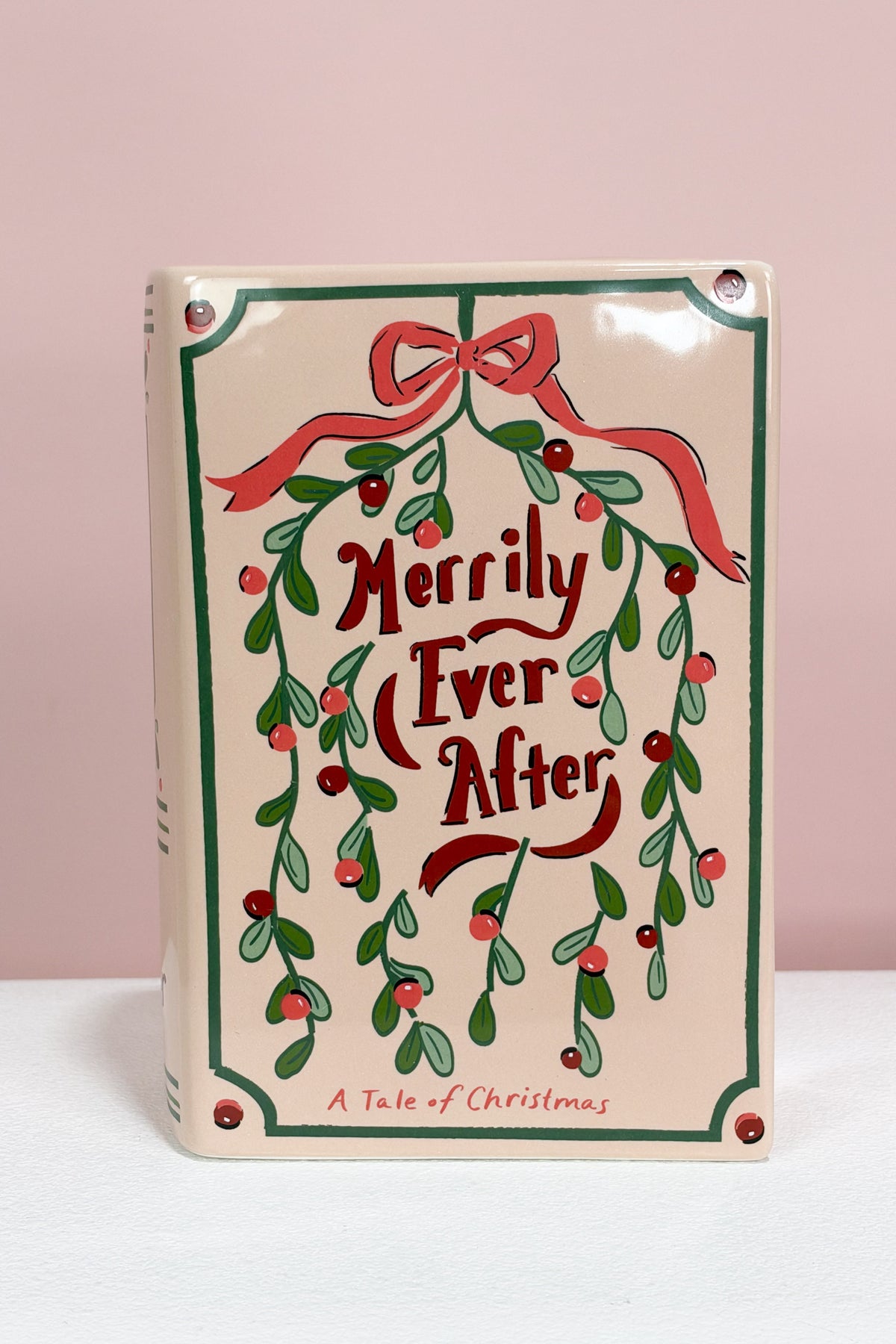 Holiday Book Vase