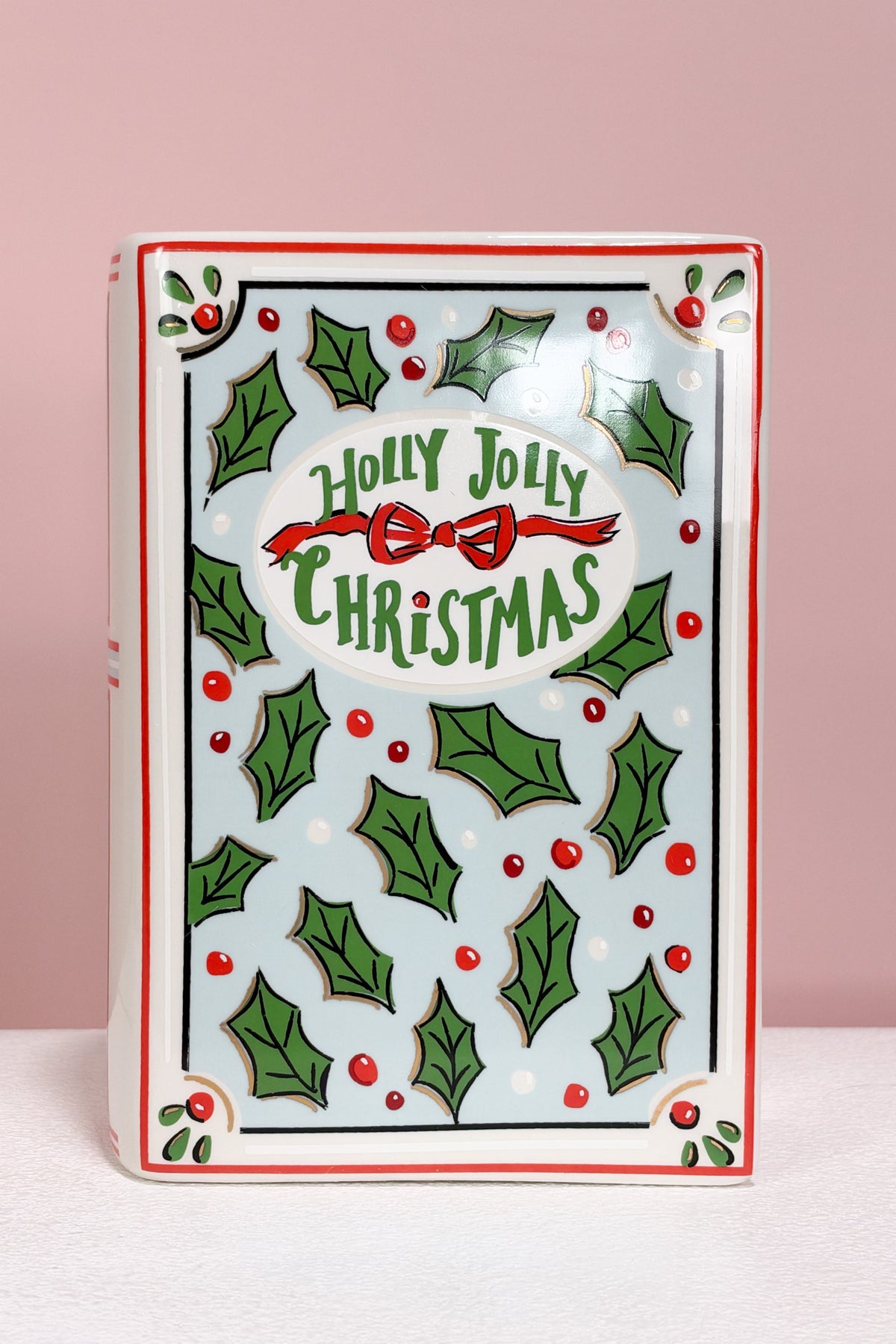 Holiday Book Vase