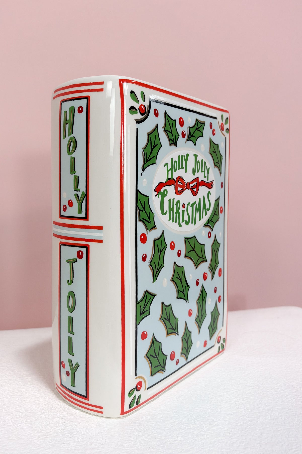 Holiday Book Vase