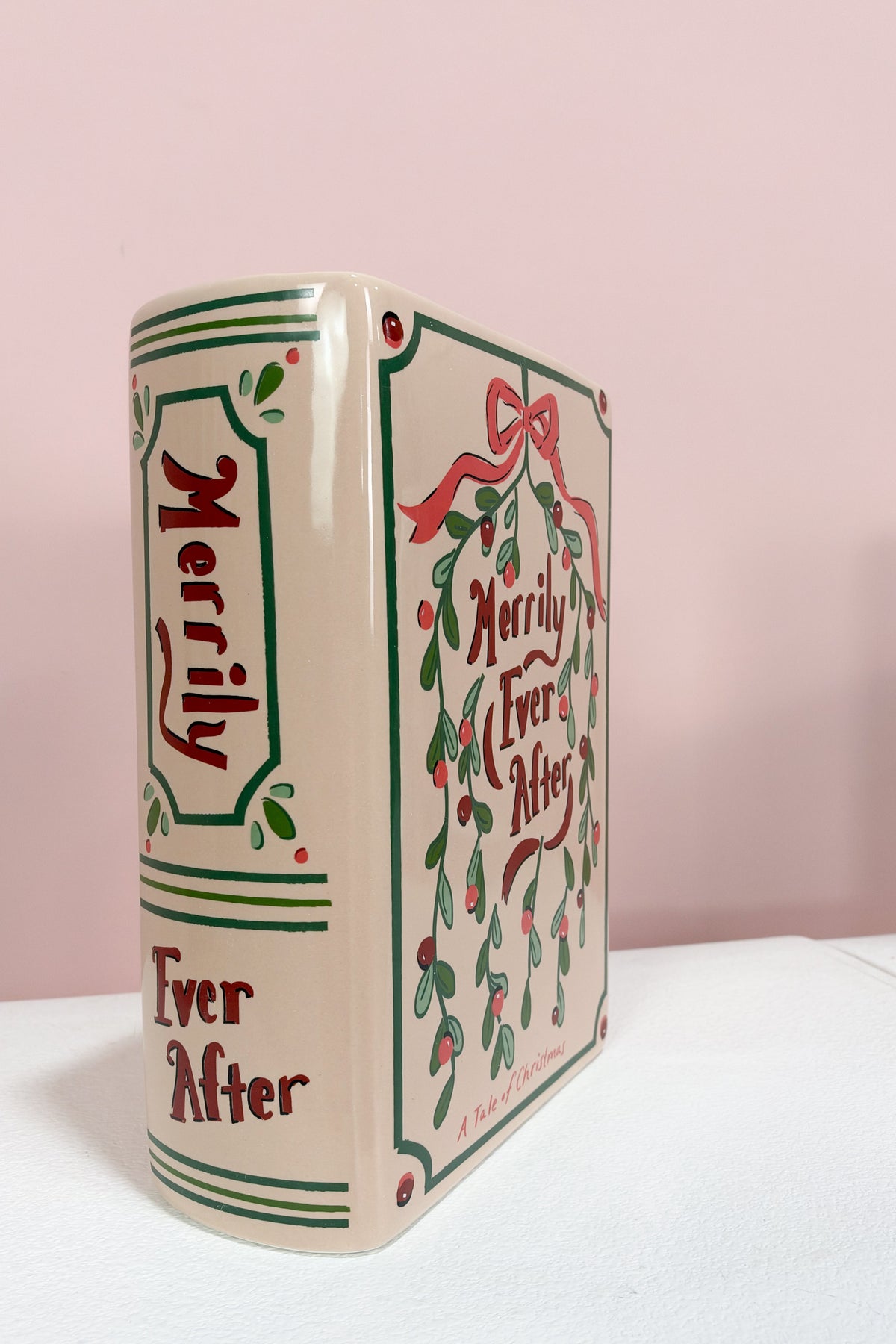 Holiday Book Vase