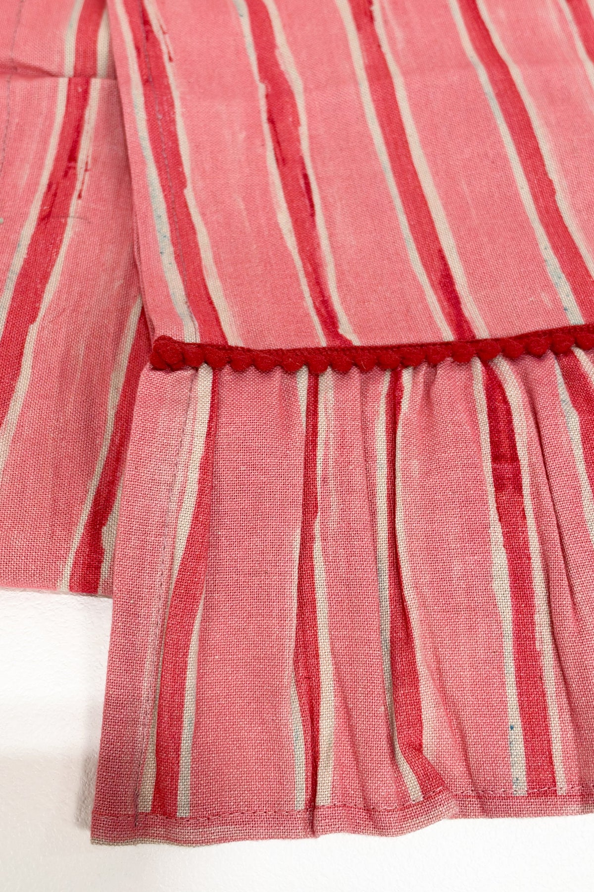 Printed Table Runner w/ Stripes
