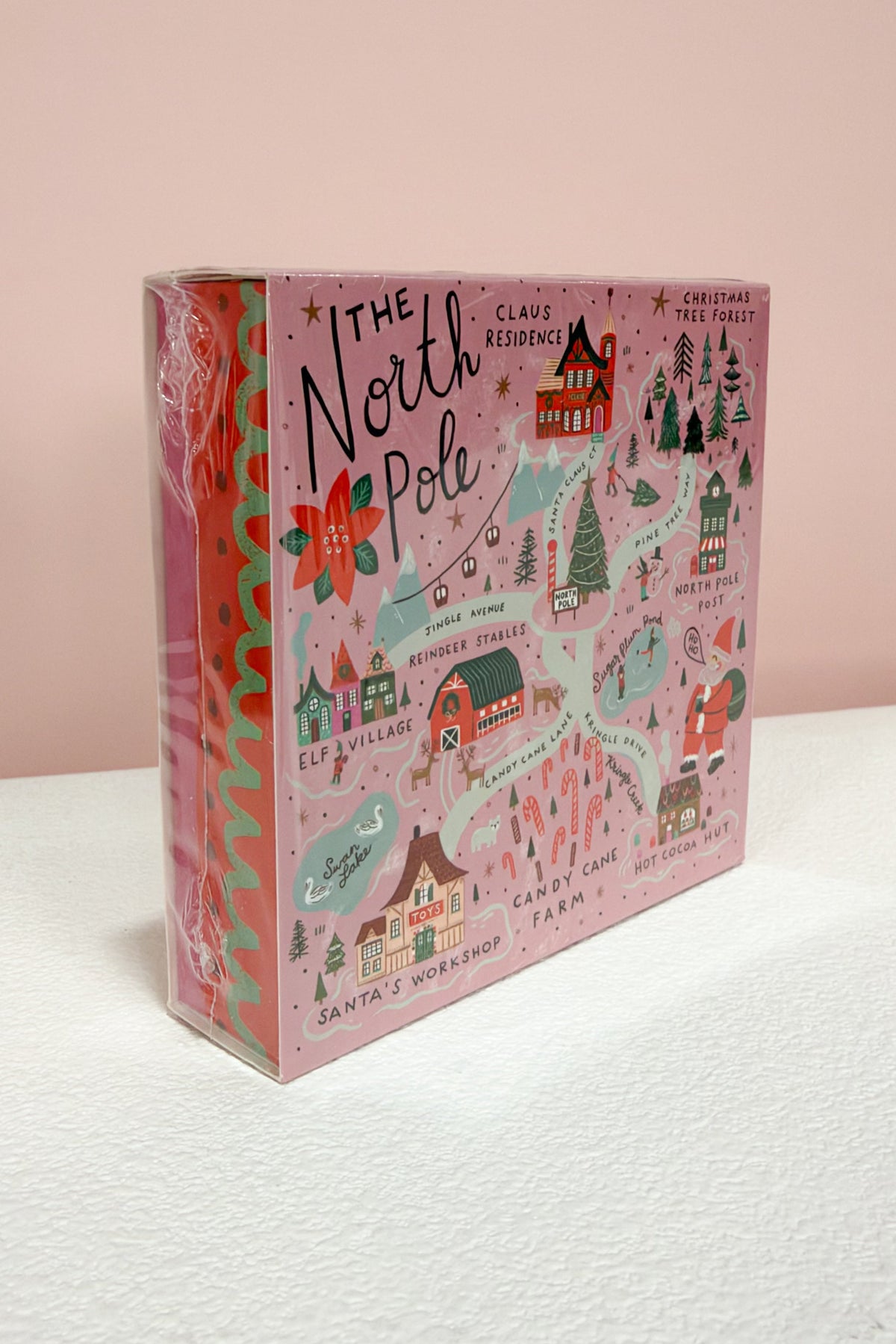 North Pole Scene Matchbox