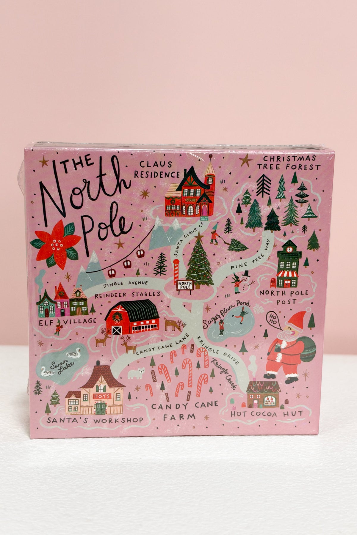 North Pole Scene Matchbox