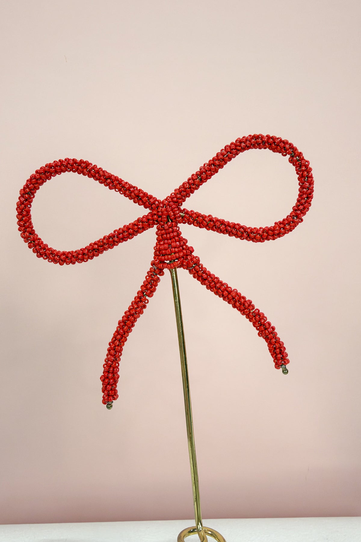 Metal Bow Tree Topper