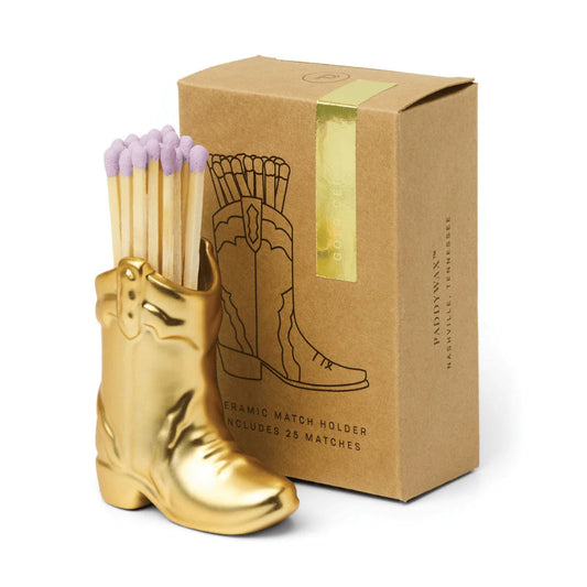Gold Metallic Boot Matches