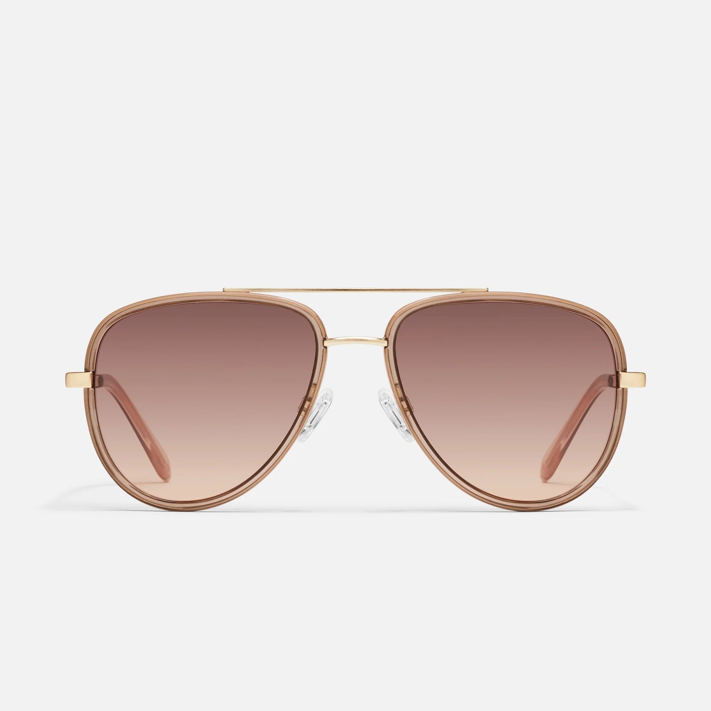 All In Medium Quay Sunglasses - Doe/Brown Fawn