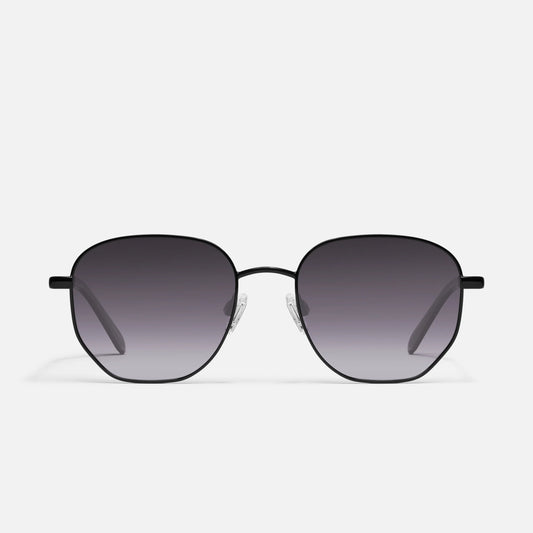 Big Time Quay Sunglasses - Black/Smoke