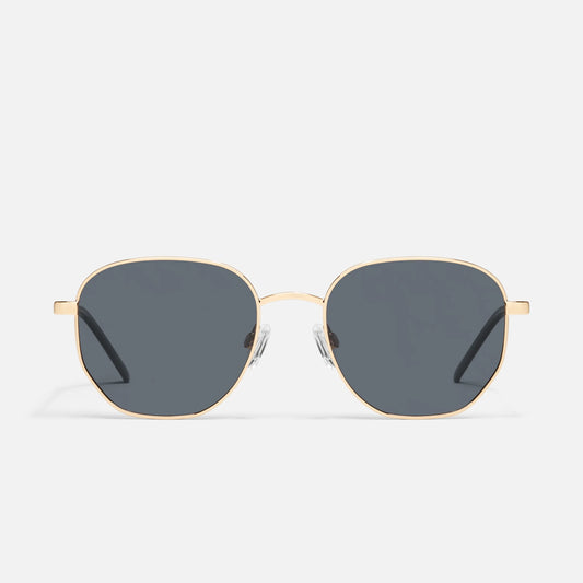 Big Time Quay Sunglasses - Gold/Smoke