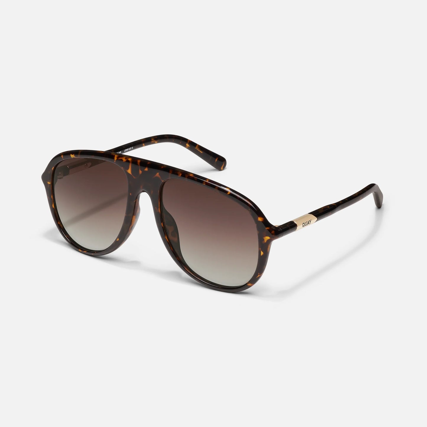 Chart Topper Quay Sunglasses - Dark Tort/Brown