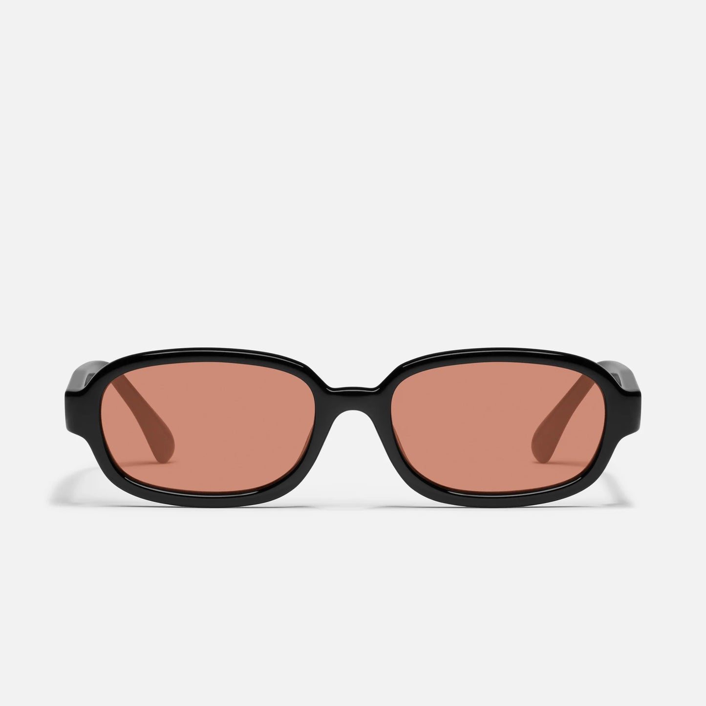 Could Never Quay Sunglasses - Black/Apricot