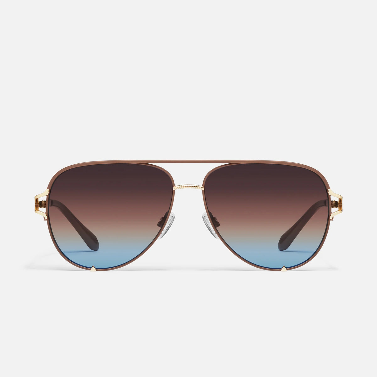 Doe Brown Quay Sunnies High Profile Sunglasses-Doe Frame/Brown Lens-Quay – IKT main image 4