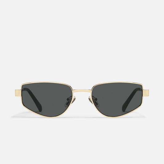 Hit Single Quay Sunglasses - Gold/Smoke