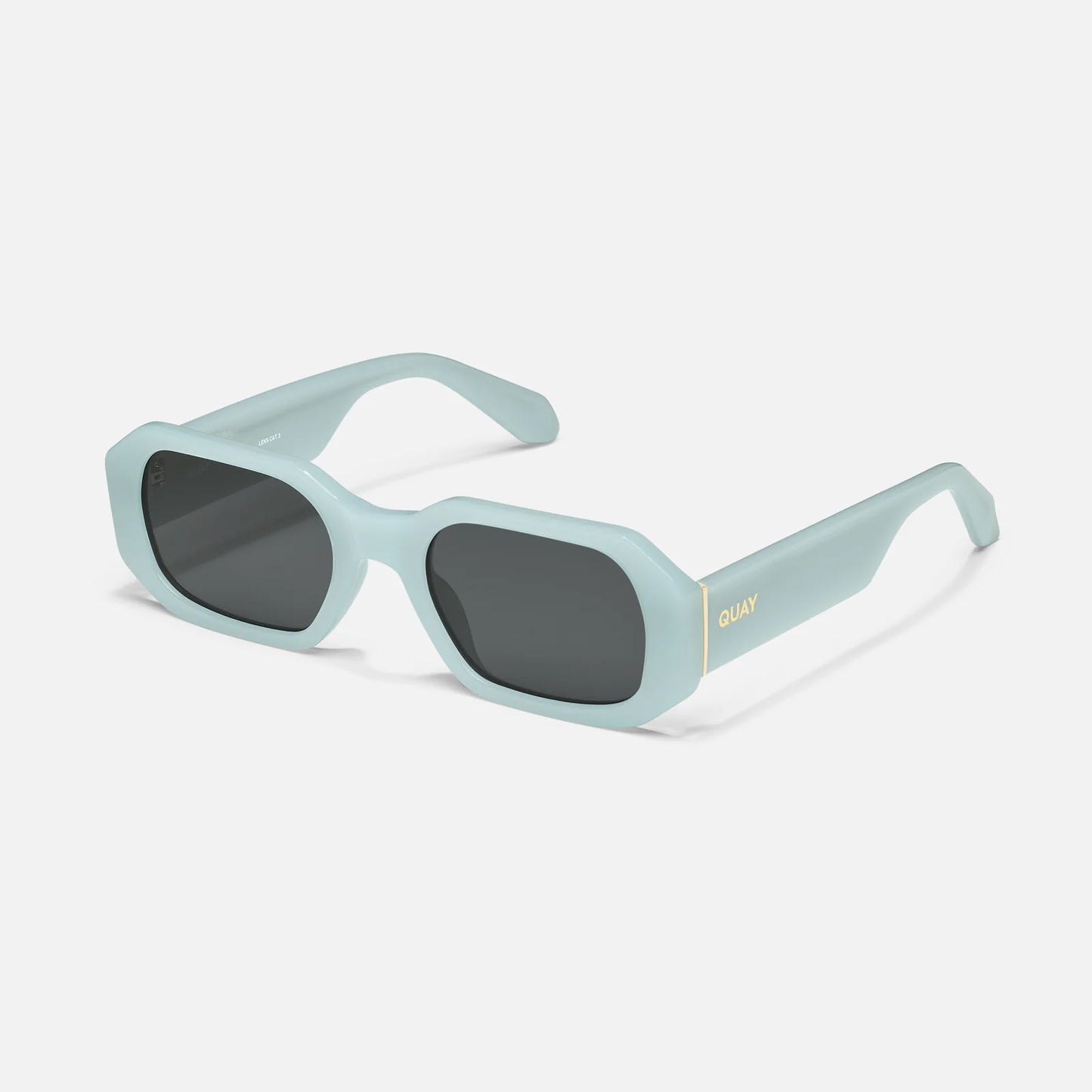 Hyped Up Quay Sunglasses - Aqua/Smoke