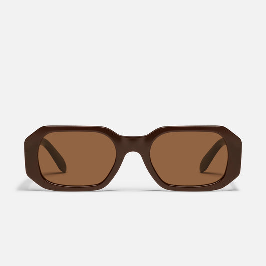 Hyped Up Quay Sunglasses - Chocolate/Brown