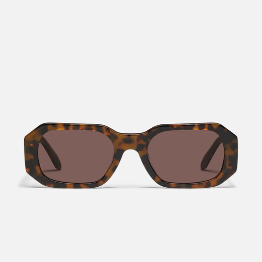 Quay Hyped Up Sunglasses - Coffee/Tort