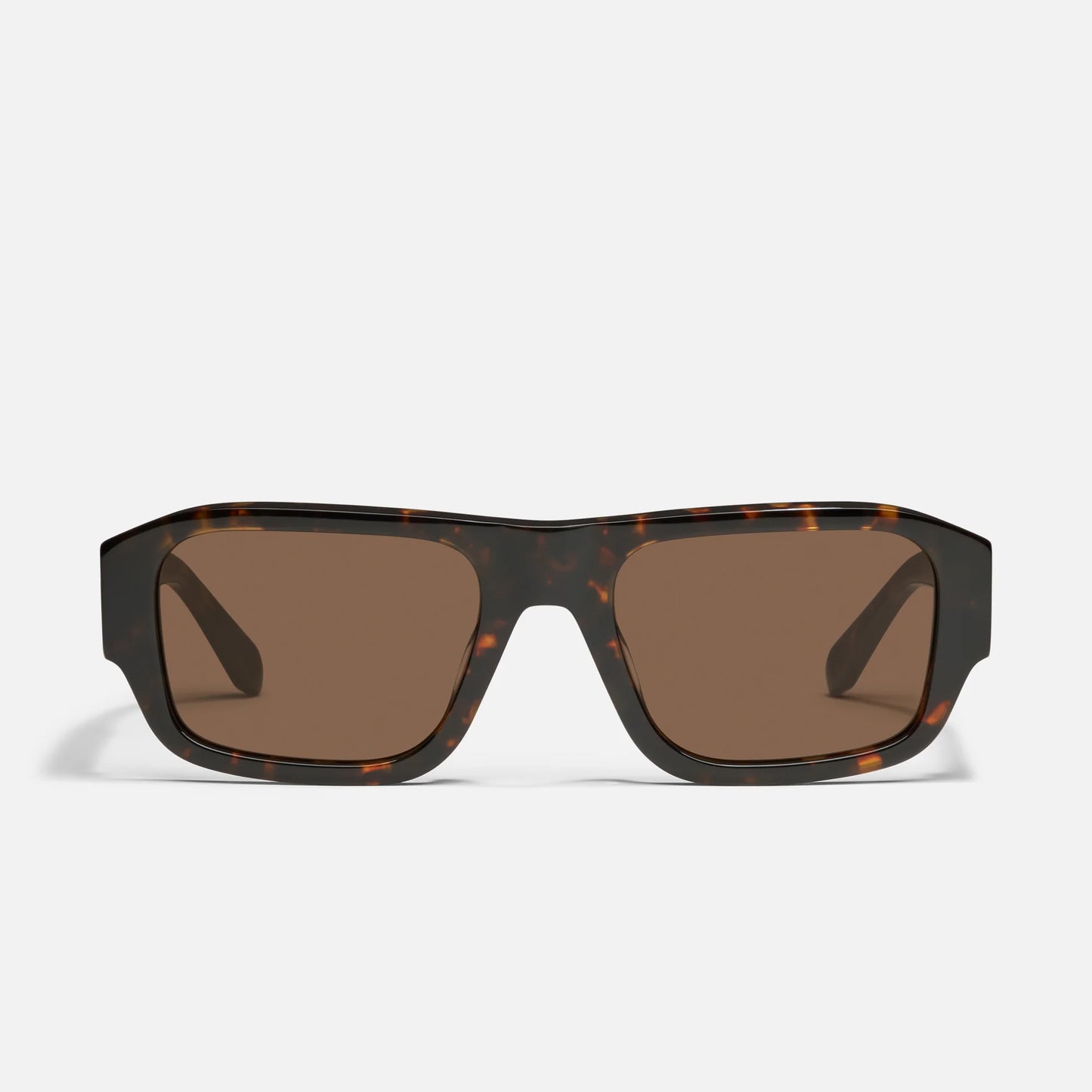 Night Cap Quay Sunglasses - Dark Tort/Brown