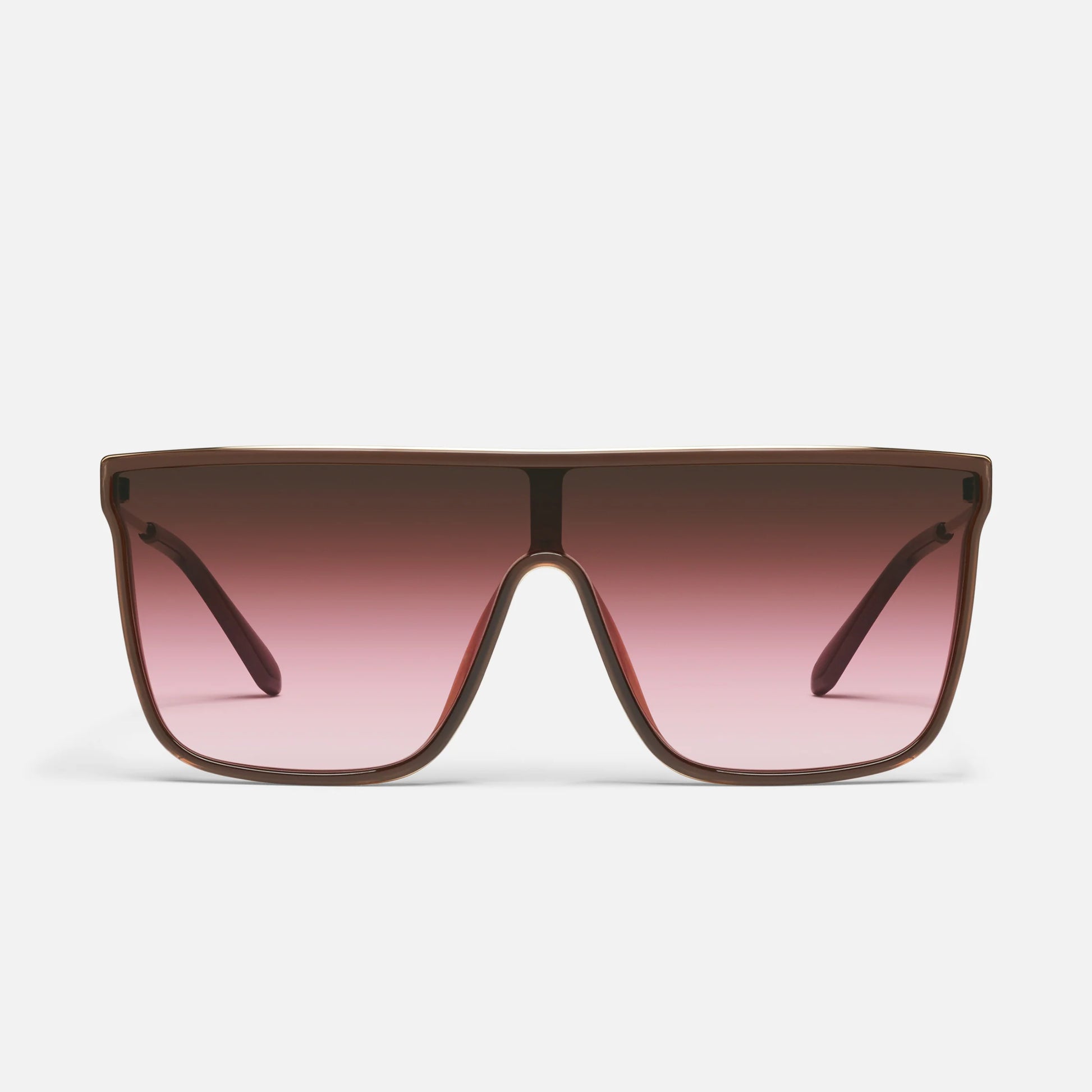 Nightfall Remixed Quay Sunglasses - Dark Brown/Rouge - Clothe Boutique