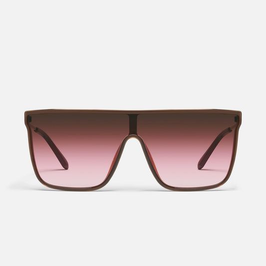 Nightfall Remixed Quay Sunglasses - Dark Brown/Rouge - Clothe Boutique
