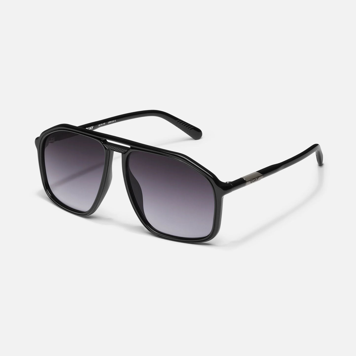 Studio Sesh Quay Sunglasses - Black/Smoke