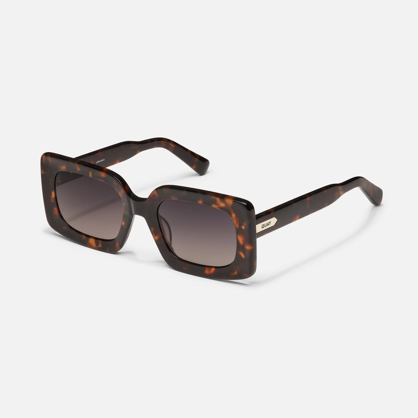 Talk Show Quay Sunglasses - Tortoise/Smoke