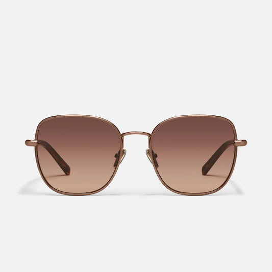 Up Town Quay Sunglasses - Chocolate/Brown Fawn