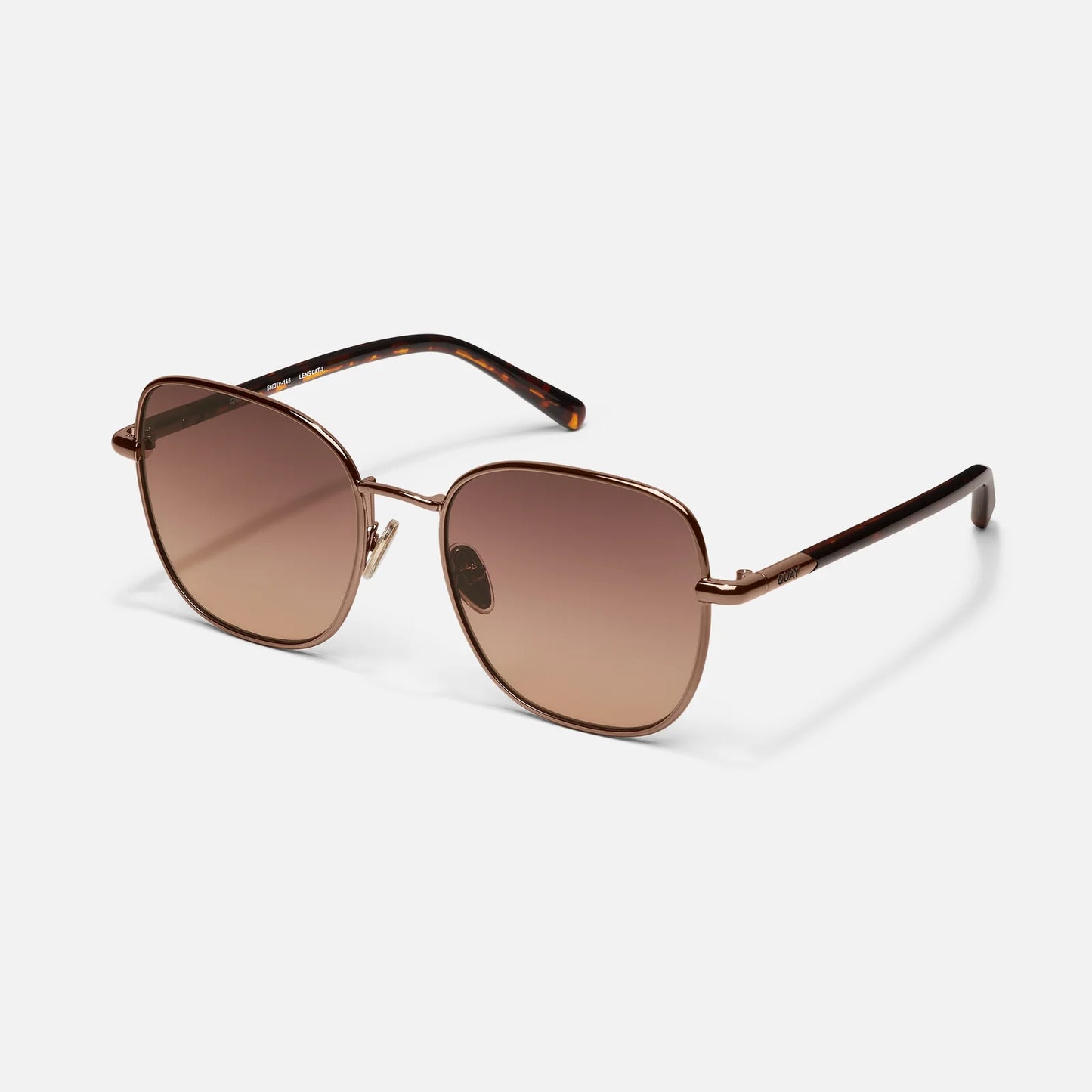 Up Town Quay Sunglasses - Chocolate/Brown Fawn